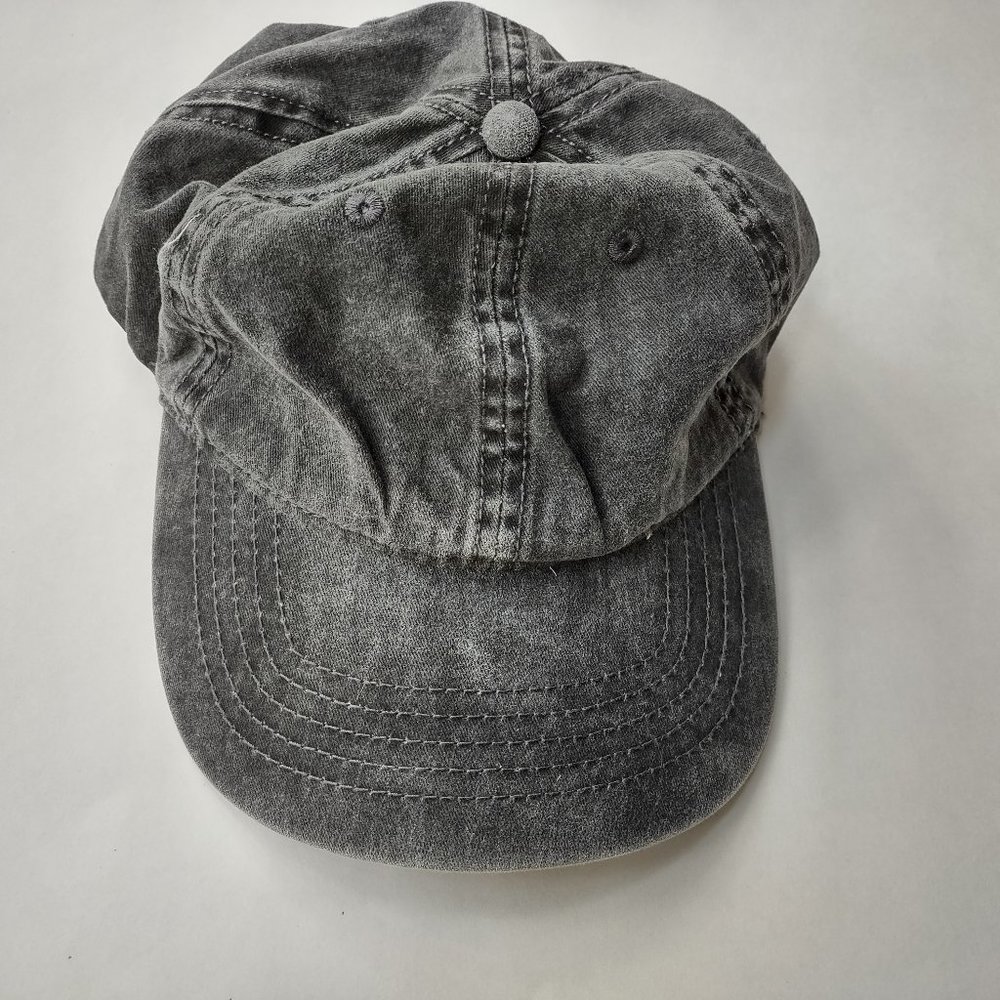Acid Wash Denim Hat 90's slacker, loser, 80's